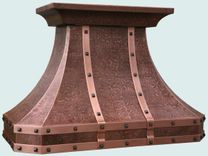 Copper Range Hood With Ray's Hammering 1 small