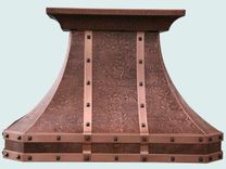 Copper Range Hood With Ray's Hammering 2 small