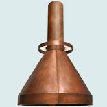 Copper Range Hood With Round Stack 1 small
