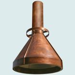 Copper Range Hood With Round Stack 2 small