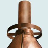 Copper Range Hood With Round Stack 3 small