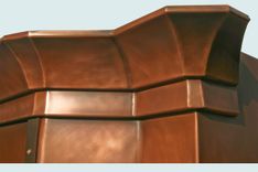 Copper Range Hood With Wrap-Around Crown 4 small