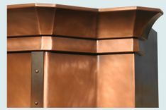 Copper Range Hood With Wrap-Around Crown 5 small