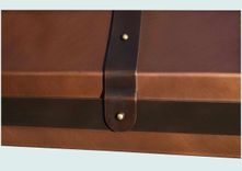 Copper Range Hood With Brass Straps 6 small
