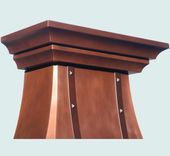 Copper Range Hood With Double Crown 4 small