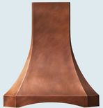 Copper Range Hood With Arched Band 2 small