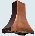 Copper Range Hood With Arched Band 4 small