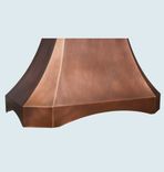 Copper Range Hood With Arched Band 5 small
