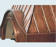 Copper Range Hood With Corbels & Angled Filters 6 small