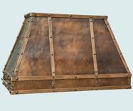 Copper Range Hood With Rustic Hammering 1 small