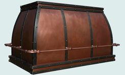 Copper Range Hood With Steampunk Design 1 small
