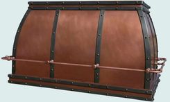 Copper Range Hood With Steampunk Design 3 small