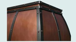 Copper Range Hood With Steampunk Design 6 small