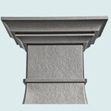 Zinc Range Hood With Double Crown 5 small