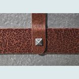 Zinc Range Hood With Hammered Copper Straps 4 small