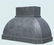 Zinc Range Hood With Short Stack 3 small