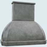 Zinc Range Hood With Stack 1 small