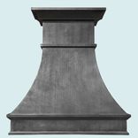 Zinc Range Hood With French Mantle Band 2 small