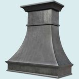 Zinc Range Hood With French Mantle Band 3 small