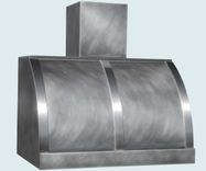 Zinc Range Hood With Stainless Straps 1 small