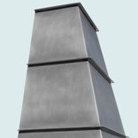 Zinc Range Hood With Sectioned Body 4 small
