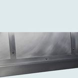 Zinc Range Hood With Angled Stack & Zinc Straps 6 small