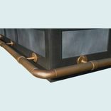 Zinc Range Hood With Continuous Pot Rail 6 small