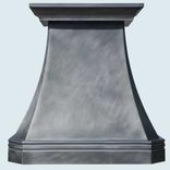 Zinc Range Hood With Mont Saint Michel Band 2 small