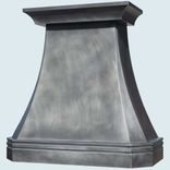 Zinc Range Hood With Mont Saint Michel Band 3 small