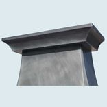 Zinc Range Hood With Mont Saint Michel Band 6 small