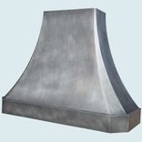 Zinc Range Hood With Stepped Band 3 small