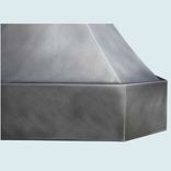 Zinc Range Hood With Stepped Band 4 small