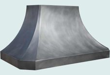 Zinc Range Hood With Light Patina Finish 1 small