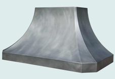 Zinc Range Hood With Light Patina Finish 3 small