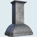 Zinc Range Hood With Tall Stack 1 small