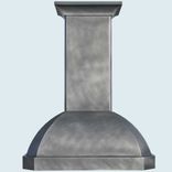 Zinc Range Hood With Tall Stack 2 small