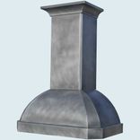 Zinc Range Hood With Tall Stack 3 small
