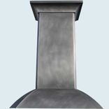 Zinc Range Hood With Tall Stack 5 small