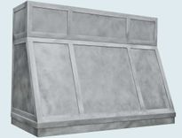 Zinc Range Hood With Strap Panels 1 small