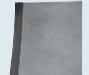 Zinc Range Hood With Light Patina & Darker Straps 4 small