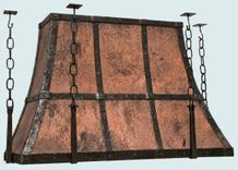 Copper Range Hood Made With Hot Forge 1 small