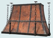 Copper Range Hood Made With Hot Forge 2 small