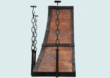 Copper Range Hood Made With Hot Forge 4 small