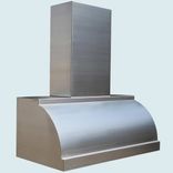 Stainless Range Hood With Stack & Steps 1 small