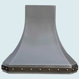 Stainless Range Hood With Angled Top & Steel Strap 2 small