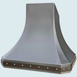 Stainless Range Hood With Angled Top & Steel Strap 3 small