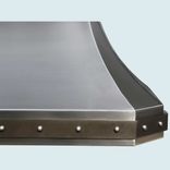 Stainless Range Hood With Angled Top & Steel Strap 5 small