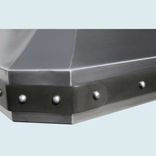 Stainless Range Hood With Angled Top & Steel Strap 6 small