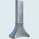 Stainless Range Hood With Arch Band & Angled Top 1 small