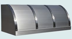 Stainless Range Hood With Stainless Straps 1 small